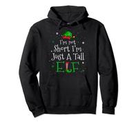 Cute & Funny I'm Not Short I'm Just A Tall Elf - Juego de palabras de Navidad Sudadera con Capucha
