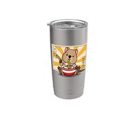 Cute Funny Kawaii Kids Boys Girl Japanese Ramen Quokka Lover Vaso térmico de acero inoxidable de doble pared