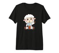 Cute Funny Kawaii Kids Bubble Tea Boba Tea Lamb Lover Camiseta Premium