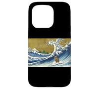 Cute Funny Kids Surfing A Great Wave Baby Quokka Lover Carcasa para iPhone 15 Pro