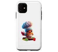 Cute Funny Restaurant Chef Bird Yes Chef Carcasa para iPhone 11