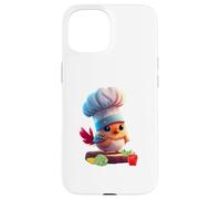 Cute Funny Restaurant Chef Bird Yes Chef Carcasa para iPhone 15