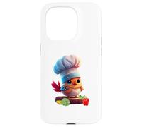 Cute Funny Restaurant Chef Bird Yes Chef Carcasa para iPhone 15 Pro