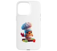 Cute Funny Restaurant Chef Bird Yes Chef Carcasa para iPhone 15 Pro MAX