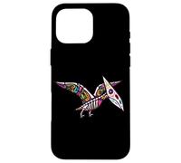 Cute Funny Sugar Skull Flying Pterodactyl Pterosaur Lover Carcasa para iPhone 16 Pro Max