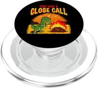 Cute & Funny That Was a Close Call Dinosaur Asteroid Meteor PopSockets PopGrip para MagSafe