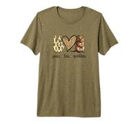 Cute Funny Womens Peace Love Quokka Lover Camiseta Premium