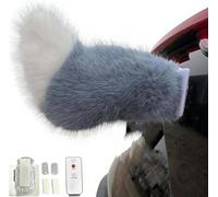 Cute Fuzzy Tail Car Decoration Remote Control Car,Remote Control Electric Car-Tail,Car-Furry-Tail,Rechargeable Auto Trunk Charm,Cute Fuzzy Tail-Car-Decoration,for Cars Exterior(A)