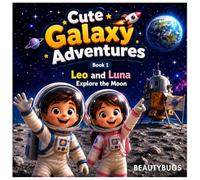 CUTE GALAXY ADVENTURES: LEO AND LUNA EXPLORE THE MOON