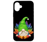 Cute Garden GNOME with Lotus Flower For Mom & Yoga Teacher Carcasa para iPhone 16 Plus