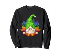 Cute Garden GNOME with Lotus Flower For Mom & Yoga Teacher Sudadera