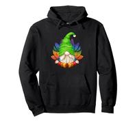 Cute Garden GNOME with Lotus Flower For Mom & Yoga Teacher Sudadera con Capucha