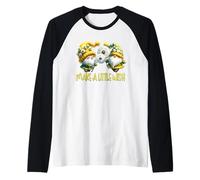 Cute Gardening Gnome Graphic Make A Little Wish Dandelion Camiseta Manga Raglan
