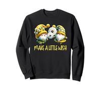 Cute Gardening Gnome Graphic Make A Little Wish Dandelion Sudadera