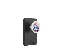 Cute Ghost and Cat Reading Book in Full Moon Halloween Reads PopSockets PopWallet para MagSafe