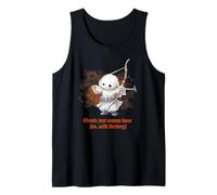 Cute Ghost Archery Halloween Ghouls Just Wanna Have Fun Camiseta sin Mangas