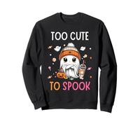 Cute Ghost Candy Halloween Too Cute To Spook Kids Toddler Sudadera