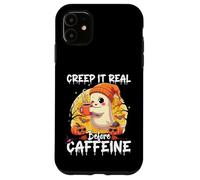 Cute Ghost Coffee Halloween Creep It Real Before Caffeine Carcasa para iPhone 11