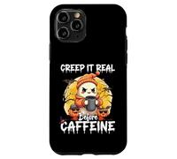 Cute Ghost Coffee Halloween Creep It Real Before Caffeine Carcasa para iPhone 11 Pro