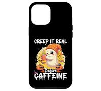 Cute Ghost Coffee Halloween Creep It Real Before Caffeine Carcasa para iPhone 12 Pro MAX