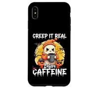 Cute Ghost Coffee Halloween Creep It Real Before Caffeine Carcasa para iPhone XS MAX