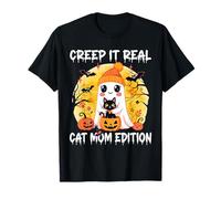 Cute Ghost Couple Halloween Creep It Real with My Boo Camiseta