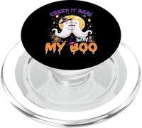 Cute Ghost Couple Halloween Creep It Real with My Boo PopSockets PopGrip para MagSafe