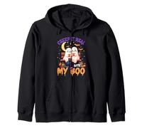 Cute Ghost Couple Halloween Creep It Real with My Boo Sudadera con Capucha