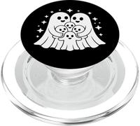 Cute Ghost Family Halloween Funny Dad Mom Kids PopSockets PopGrip para MagSafe