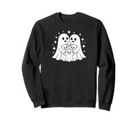 Cute Ghost Family Halloween Funny Dad Mom Kids Sudadera