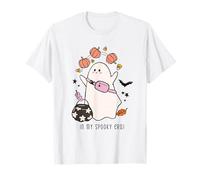 Cute Ghost Halloween In My Spooky Era Calabaza Candy Maíz Camiseta