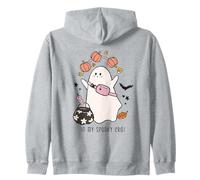 Cute Ghost Halloween In My Spooky Era Calabaza Candy Maíz Sudadera con Capucha
