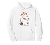 Cute Ghost Halloween In My Spooky Era Calabaza Candy Maíz Sudadera con Capucha