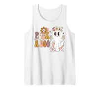 Cute Ghost Halloween P Boo Spooky Season Camiseta sin Mangas