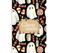 Cute Ghost & Lollipops Halloween Notebook | 120 Lined Pages - Perfect for Kids, Teens, and Spooky Season: Halloween Gift Ideas | kawaii halloween ... supplies |halloween stationery for kids