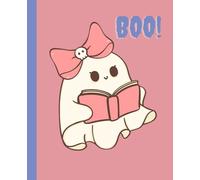 Cute Ghost Notebook- Soft Cover- 120 Pages: Cute Notebook for Family, Friends, and Coworkers