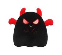 Cute Ghost Plush Pillow,Soft Red Elf Pillow Stuffed Animals Plushies Kawaii Doll Toy Funny Room Decor Gifts for Girls Boys Birthday Halloween Christma