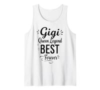 Cute Gigi Queen Legend Best Forever - Orgullosa Gigi Grandma Camiseta sin Mangas