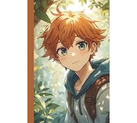 Cute Ginger Anime Boy Notebook: Inspired by Japanese Culture