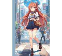Cute Ginger Anime Girl: Inspired by Japanese Culture