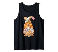 Cute Gingerbread GNOME Graphic For Women Men and Christmas Camiseta sin Mangas