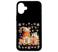 Cute Gingerbread House Decor For Women with Christmas GNOME Carcasa para iPhone 16 Plus