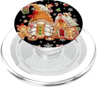 Cute Gingerbread House Decor For Women with Christmas GNOME PopSockets PopGrip para MagSafe