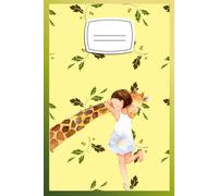 Cute Giraffe & Girl Notebook for kids: Adorable Animal Journal for Writing, Drawing & Creative Ideas with 150 Pages