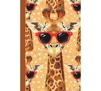 Cute Giraffe in Sunglasses Lined Notebook - Fun Safari Animal Journal | Gift for Kids, Teens & Giraffe Lovers | Paperback Writing Notebook