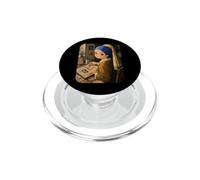 Cute Girl with a Pearl Earring Scrapbooking Art PopSockets PopGrip para MagSafe
