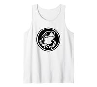 Cute Girls Boys Whimsical Sunglasses Meme Bullfrog Frog Logo Camiseta sin Mangas