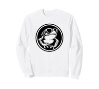 Cute Girls Boys Whimsical Sunglasses Meme Bullfrog Frog Logo Sudadera