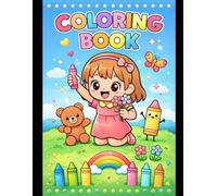 Cute Girls Daily Life Coloring Book for Kids Ages 4-8: Fun & Easy Coloring Pages of Everyday Activities for Girls | Cute Kawaii Style | Perfect Gift for Kids (Little Moments Coloring Books)
