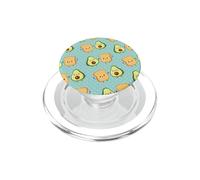 Cute Girls Funny Anime Kawaii Food Avocado Toast Bread Lover PopSockets PopGrip para MagSafe